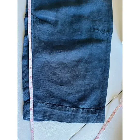 Anthropologie Audra Utility Pants Blue Women's Size 29 - Picture 8 of 11